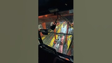 working the ship in a 3 High Straddle Carrier #fypシ #themachineoperator #fyp