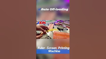 Semi Automatic Screen Printing Machine for Ruler#autoscreenprinter #rulerprinting#silkscreenprinting