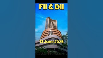 Fll/FPI AND DII Trading Activity on nse || FII AND DII BUY SELL DATA ANALYSIS || #fiis #diis