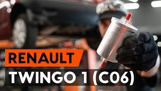 Kā nomainīt Degvielas filtrs RENAULT TWINGO I (C06_) - video ceļvedis