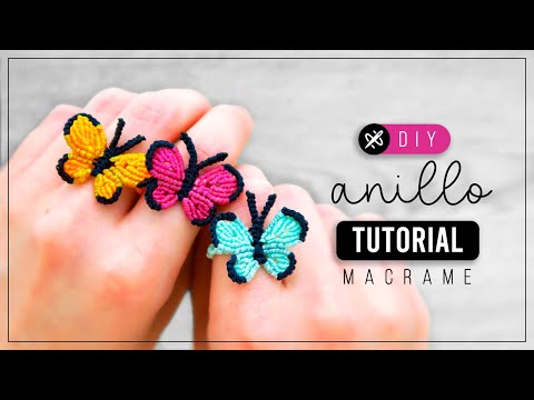 How to make macrame ring - The 2 riverside - Step by step macrame tutorial  