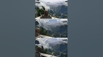 Witcher 3 - PS4 vs PS5 Graphics Comparison