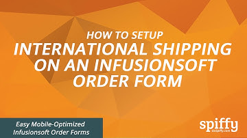 Infusionsoft Order Form: How to Setup/Troubleshoot International & Domestic Shipping