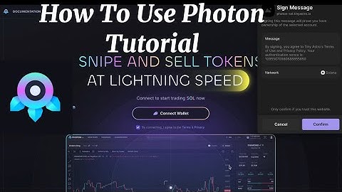 How To Use Photon Solana Tutorial