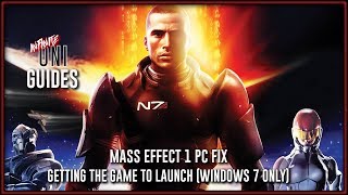Mass Effect 1 PC Fix - Getting the Game to Launch (Windows 7 Only)