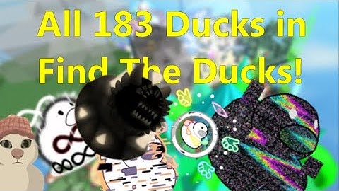 How to get ALL 183 Ducks in Find The Ducks!