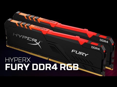 Memoria DDR4 RGB de hasta 3733MHz – HyperX FURY DDR4 RGB