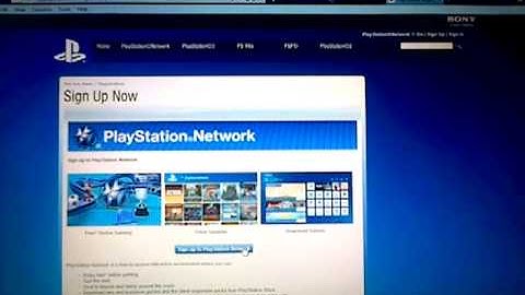 how to make a playstation account on  a laptop/pc easy simple
