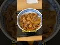 吉野家で朝から牛丼食べたら、後悔した‼️#shorts
