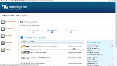 Standing Cloud for Startup Weekend