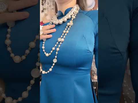 Phong Cách Vòng Cổ Hạt Xếp Chồng | Meaodai.com