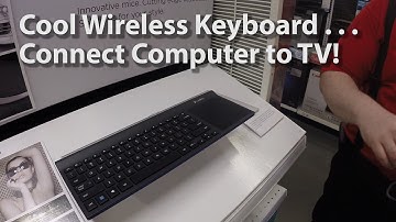 Logitech Wireless All in one Keyboard for TV Connection