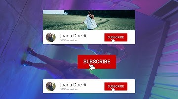 Subscribe Animation for YouTube Video - After Effects Template