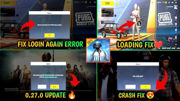 Pubg Lite Crash Problem Fix 😍 | Pubg Lite 0.27.0 Update | Loading Problem Fix Pubg Mobile Lite