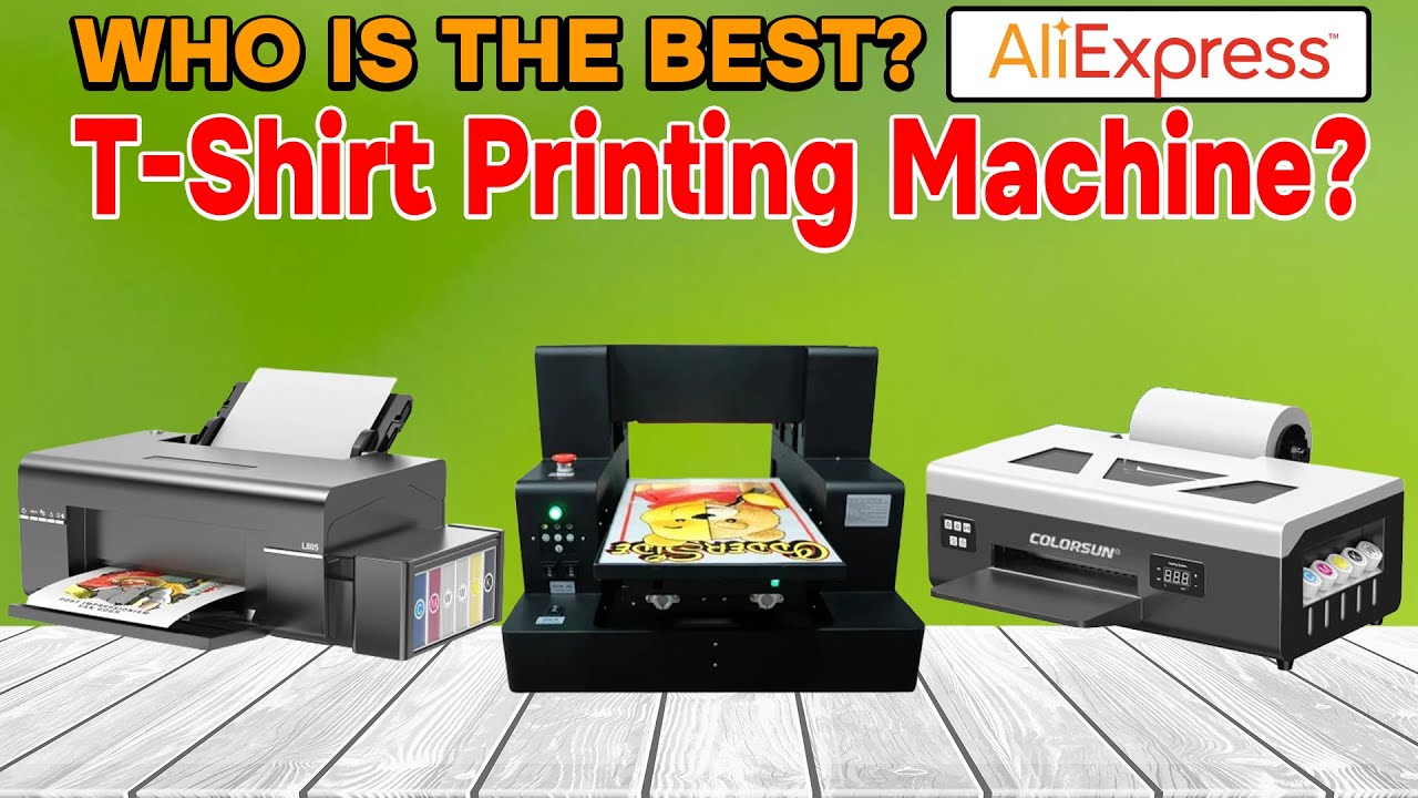 5 лучших машин для печати на футболках 2025 года с AliExpress | Простая, быстрая и качественная п...
