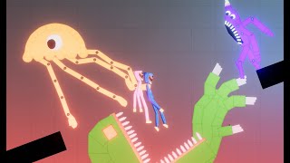 Huggy Wuggy And Kissy Missy Vs Garten Of Banban 2 In People Playground