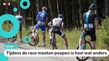 Wat als wielrenners moeten plassen tijdens het fietsen?