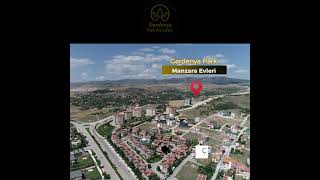 Gardenya Park Manzara Evleri - Konum Bilgilendirme Videosu - Çorum - Drone Çekimi