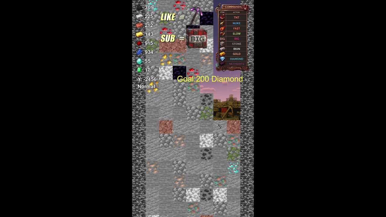 🔴 Falling Pickaxe LIVE💣 #shorts