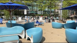 Campus Martius Park in Detroit is Michigan's biggest urban beach