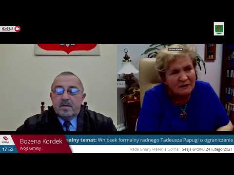 XXVIII sesja Rady Gminy Małkinia Górna - kadencja 2018-2023 - 24 lutego 2021 r.