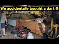 Rescuing our new barn find Dodge Dart! 