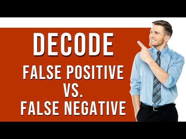 False Positive False Negative Ex 2 Youtube