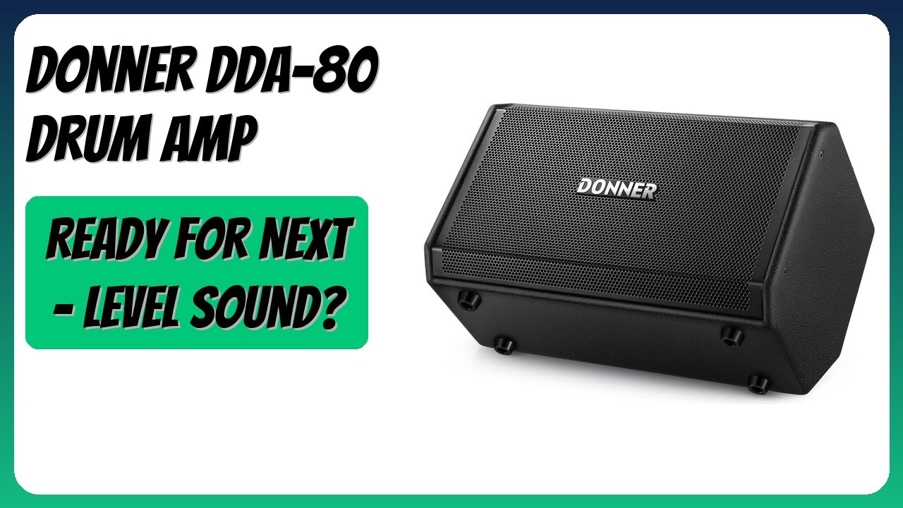Donner DDA-80 80W - Amplificador de batería electrónica