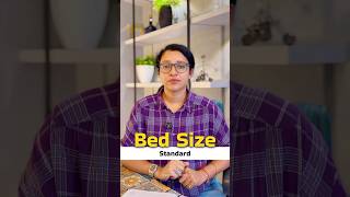 Standard Bed Size | Indian Bed Size #interior #interiormaster #interiordesign #india