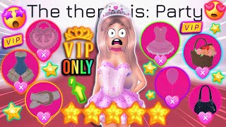 ONLY Wearing VIP Items In DRESS TO IMPRESS... This is ACTUALLY DIFFICULT... | ROBLOX screenshot 3