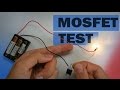 Как работает и как проверить MOSFET (МОП) Транзистор  ✔  (проверка без тестера)