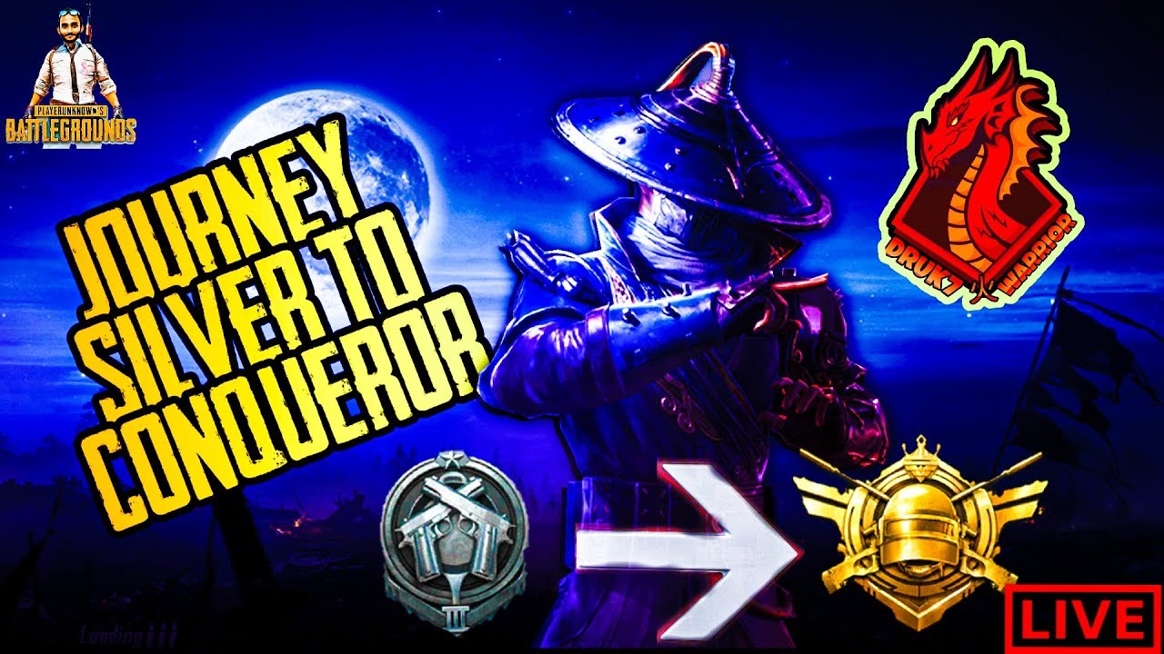 RANK PUSHING| JOURNEY SILVER TO CONQUEROR | DRUK7火YAMRAJ