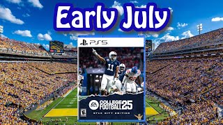 College Football NCAA 25 Release Date *CONFIRMED*??