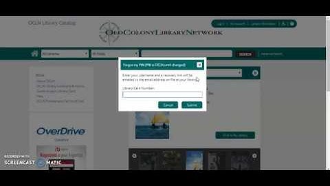 How to Reset Your Library PIN