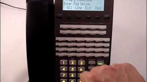 NEC DSX: How to Call Forward to a Co-Worker - www.NEC-DSX-Programming.com