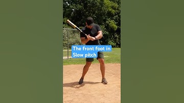 Hoe wijd moeten je voeten staan ​​bij contact met slow pitch? #slowpitchsoftball