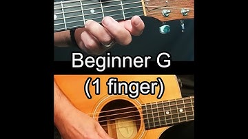 🎸 Easy G Chord – 1-Finger Beginner Hack! 🎸