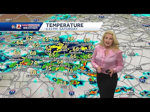 WXII's Michelle Kennedy provides an update to Saturday's storms