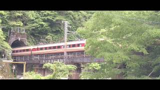 2022.05.15 09:18　リバイバル国鉄色　381系　特急やくも8号　新郷駅〜足立駅間