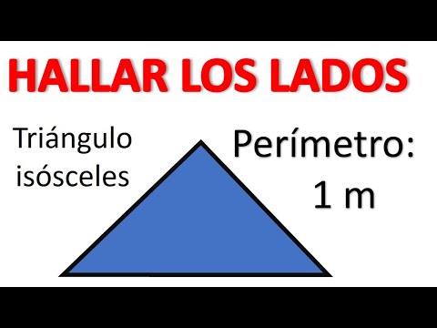 Video: Cómo Encontrar El Perímetro De Los Lados De Un Triángulo