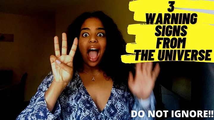 3 WARNING SIGNS From The Universe l DO NOT IGNORE!!!