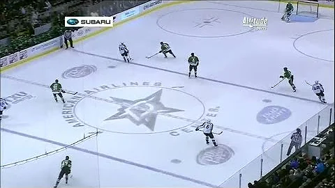 Paul Stastny faked out by Lindy Ruff whistle