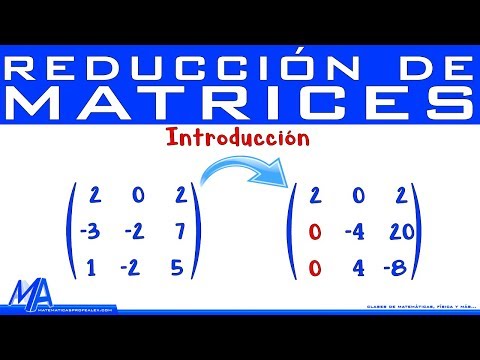 Reducción de matrices