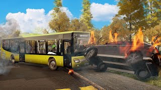 大事故を起こして逃げるバス運転手シミュレータ【Bus Simulator 21】 screenshot 3