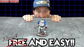 FAST + EASY Display board for your WARHAMMER 40k miniatures!