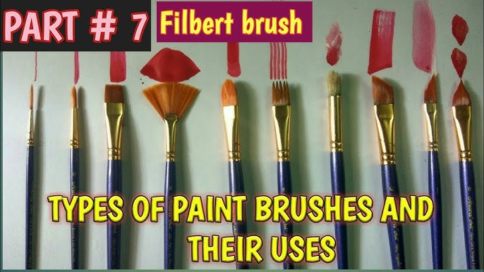 Which brushes are best for ACRYLIC painting? How to choose best acrylic  painting brushes! 