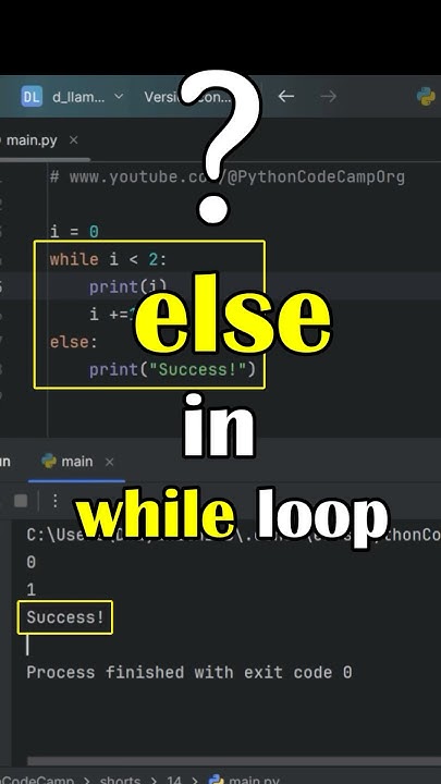 'else' Block in 'while' Loop 😳!! Tips #python #pythonshorts #shorts # ...