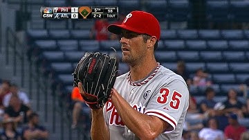 PHI@ATL: Hamels shuts out Braves over seven frames