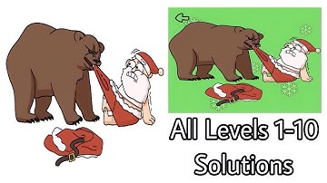 Brain Out - Save Santa All Levels 1-10 Solutions Walkthrough