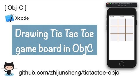 ObjC TicTacToe 001: Creating Xcode project TicTacToe using Objective C